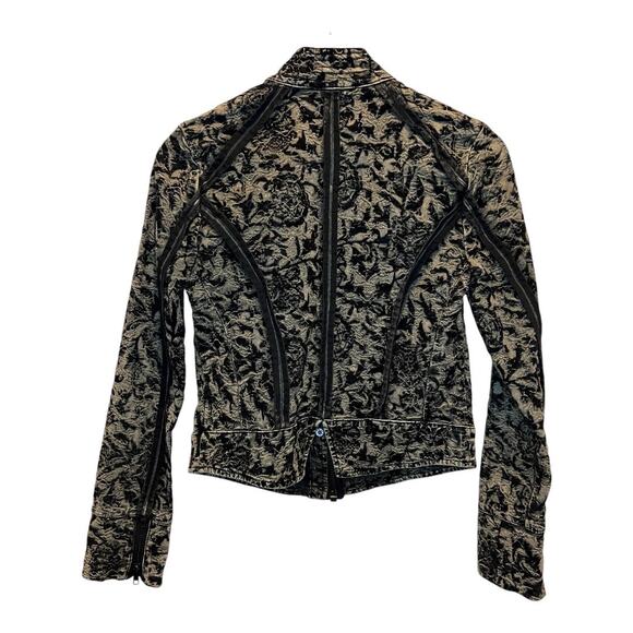 Free People Follow the Flock Moto Jacket Size 4 - Picture 4 of 9